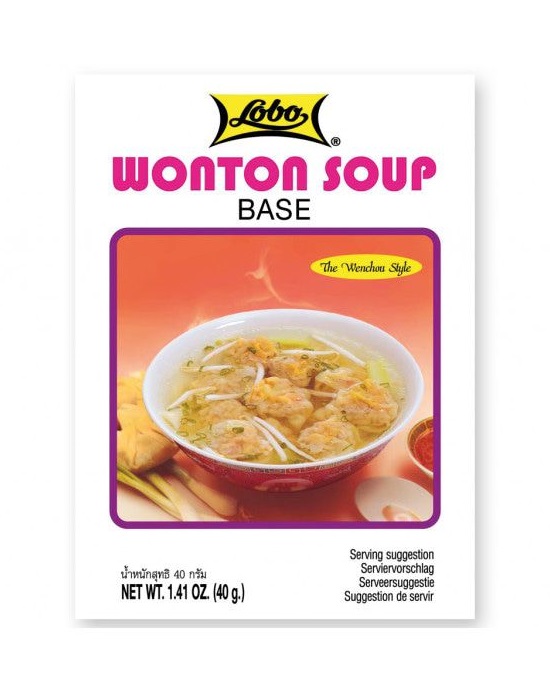 Base per zuppa di Wonton Lobo 40g.